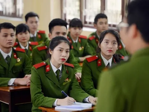 Xét tuyển 300 chỉ tiêu vào trung cấp Công an nhân dân năm 2020
