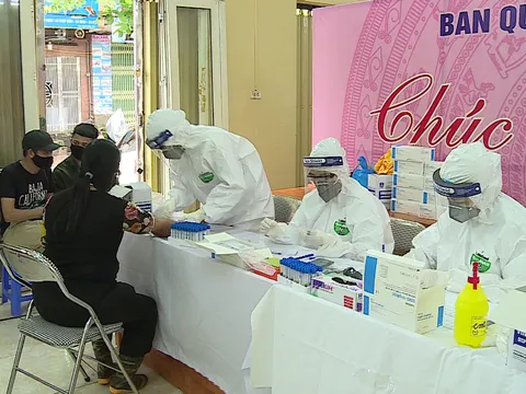 Hà Nội thực hiện triển khai xét nghiệm nhanh tại các chợ đầu mối