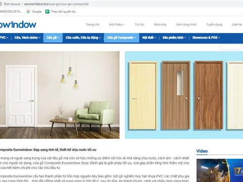 Cửa gỗ Composite Eurowindow: Đẹp sang tinh tế, thiết kế chịu nước tối ưu