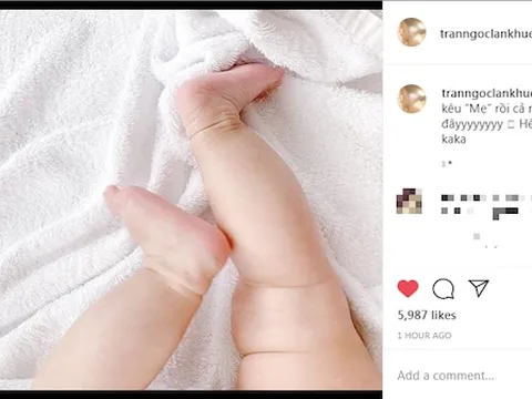 Lan Khuê hạnh phúc khoe con trai đã biết gọi tiếng 'mẹ'