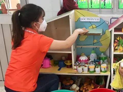 Trẻ mầm non tại TP.HCM trở lại trường sau kỳ nghỉ dài vì Covid-19