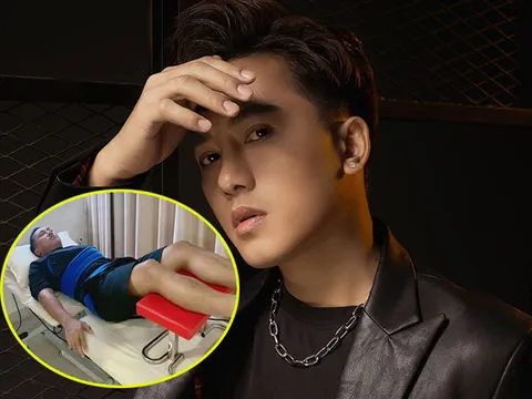 Châu Khải Phong bị ngã khi quay MV, chấn thương dây chằng 