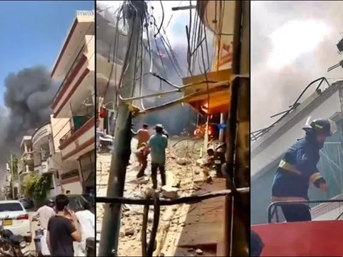 Máy bay chở 107 người ở Pakistan rơi xuống khu dân cư