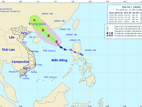 Bão số 1 mạnh thêm, Ban Chỉ đạo TW về phòng chống thiên tai ra công điện ứng phó