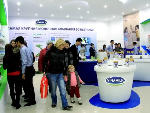 Vinamilk là doanh nghiệp đầu tiên của Việt Nam được cấp phép xuất khẩu sản phẩm sữa vào Nga và các nước Liên minh kinh tế Á Âu