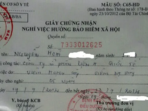 4 điều cần biết để giấy chứng nhận nghỉ việc hưởng BHXH được hợp lệ