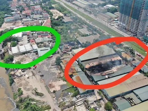 Vụ cháy gần tổng kho xăng dầu: Các thùng phuy không chứa hóa chất độc hại