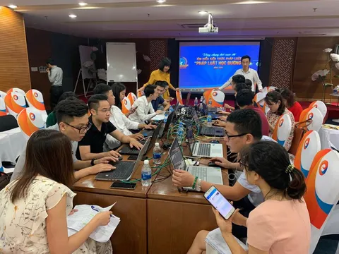 Egroup phối hợp tổ chức thành công vòng chung kết cuộc thi 'pháp luật học đường'