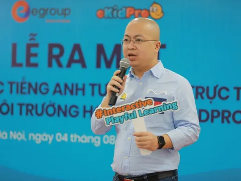 Egroup ra mắt nền tảng học tiếng Anh tương tác eKidPro