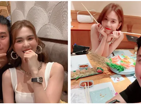 Danh tính nhân vật  được Ngọc Trinh công khai ôm hôn tình tứ khi đi ăn