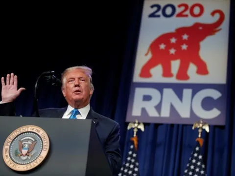 Ông Trump chính thức trở thành ứng viên Tổng thống của đảng Cộng hòa