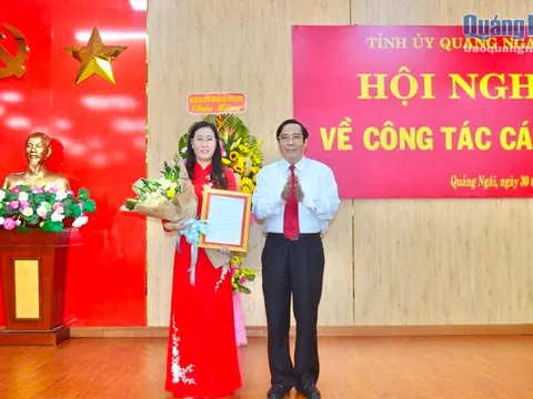 Chân dung tân Bí thư Tỉnh ủy Quảng Ngãi Bùi Thị Quỳnh Vân