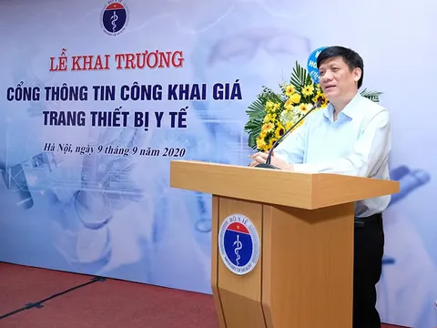 Quyền Bộ trưởng bộ Y tế: 'Tất cả trang thiết bị y tế sẽ được công khai, bảo đảm sân chơi lành mạnh'