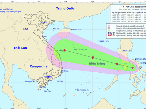 Tin áp thấp nhiệt đới trên biển Đông
