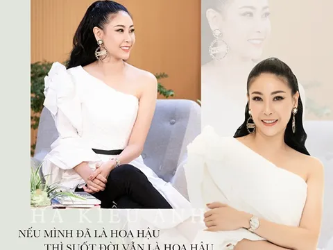 Hà Kiều Anh tiết lộ lý do thi hoa hậu, mức cát-xê sau đăng quang