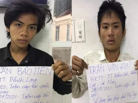 Tạm giữ 2 đối tượng trộm chuông chùa mang bán mua ma túy