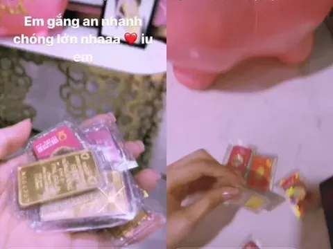 Ngọc Trinh khiến dân mạng trầm trồ khi nuôi heo bằng vàng miếng