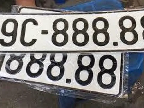 Đề xuất đấu giá biển số xe không mất phí, biển số đã đấu giá là tài sản cá nhân