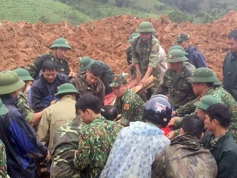 Vụ sạt lở đất ở Hướng Hóa - Quảng Trị: Tìm thấy thi thể 10 chiến sĩ Sư đoàn 337
