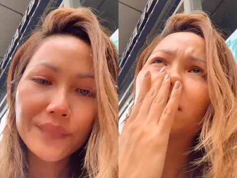 Bị chỉ trích làm từ thiện keo kiệt, H'Hen Niê đau đớn bật khóc