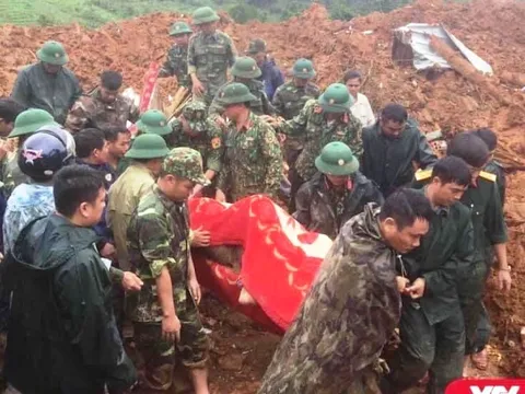 Tìm thấy 16 thi thể các chiến sĩ đoàn 337 trong vụ sạt lở tại Quảng Trị