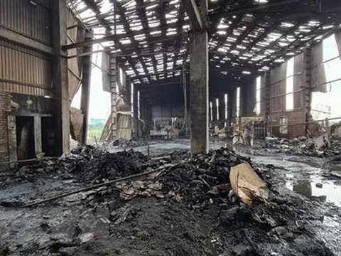 Bắc Ninh: Nổ lò hơi trong xưởng sản xuất giấy, 2 người thương vong