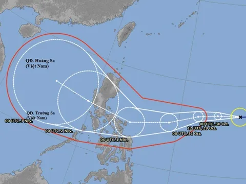 Bão Goni mới xuất hiện trong sáng nay (29/10) mạnh cỡ nào?