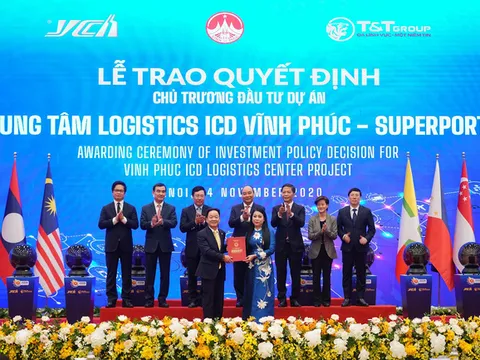 Thủ tướng khởi động mạng lưới Logistics thông minh ASEAN (ASLN) với Dự án đầu tiên 'Trung tâm Logistics ICD Vĩnh Phúc' (superporttm)