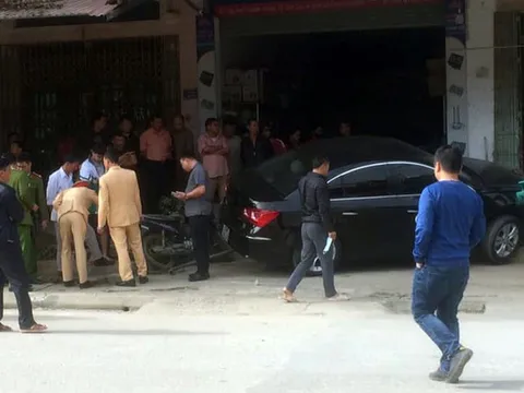 Tài xế ô tô đâm chết 2 cha con ở Thái Nguyên đã đến công an trình diện