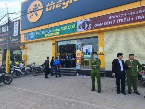 Truy bắt tên cướp đâm gục bảo vệ và lấy đi nhiều điện thoại của Thế giới di động