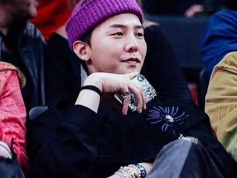 G-Dragon bị chê xuống sắc, già nua khi đi xem bóng rổ tại Mỹ