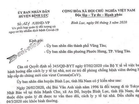 Cô gái trở về từ Nhật Bản trốn cách ly vì nôn nóng chuẩn bị lễ cưới