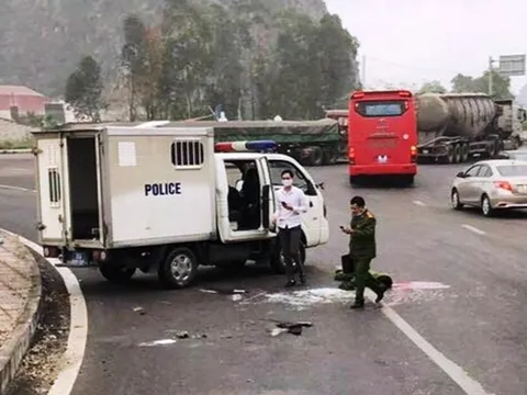 Đại úy công an hi sinh khi đang làm nhiệm vụ áp tải phạm nhân