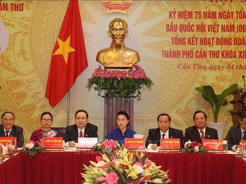 Chủ tịch Quốc hội dự họp mặt kỷ niệm 75 năm Ngày Tổng tuyển cử đầu tiên