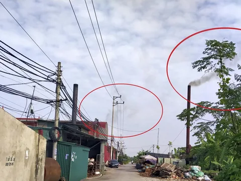 Liên Châu (Thanh Oai): Hàng loạt nhà xưởng ngang nhiên hoạt động vi phạm Luật Bảo vệ môi trường