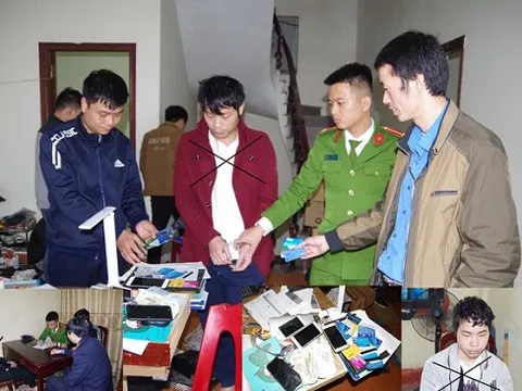 Bắt 2 đối tượng tổ chức đánh bạc qua mạng internet