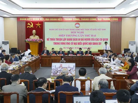 Đã giới thiệu 205 người ứng cử ĐBQH ở Trung ương