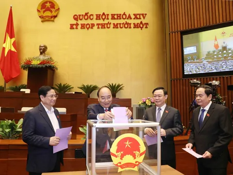 Ngày 7/4, Quốc hội phê chuẩn việc miễn nhiệm một số Phó Thủ tướng, Bộ trưởng