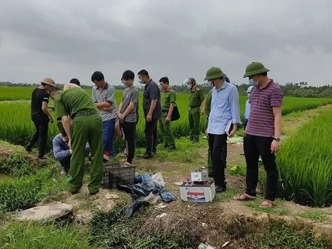 Xác định nguyên nhân người phụ nữ tử vong trên cánh đồng ở Hải Dương