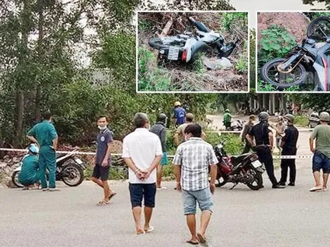 Bình Dương: Phát hiện 2 thi thể cạnh 2 xe máy trong bụi cỏ ven đường