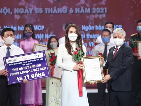 BAC A BANK ủng hộ 46 tỷ đồng vào Quỹ vắc-xin phòng chống Covid-19