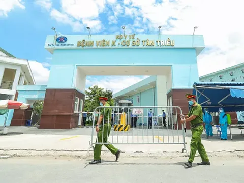 Sau hơn 1 tháng cách ly chống dịch Covid-19, bệnh viện K cơ sở Tân Triều được gỡ phong tỏa