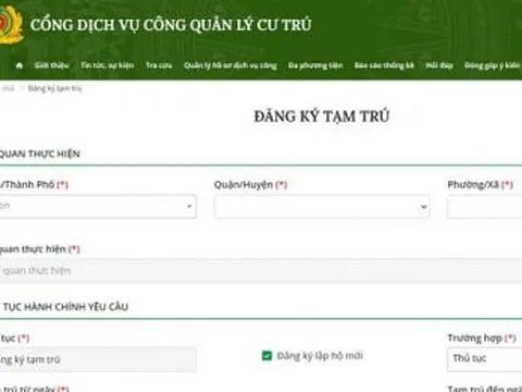 Từ 1/7, cách đăng ký thường trú, tạm trú qua mạng Internet ai cũng nên biết