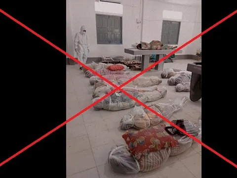 Hình ảnh 'xác chết bệnh nhân COVID-19 ở TP.HCM' là tin giả