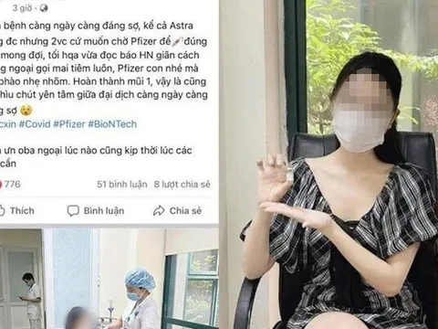 Hoa khôi khoe tiêm vaccine không cần đăng ký bị phạt 12,5 triệu đồng