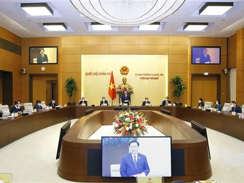 Ngày 13/9, khai mạc phiên họp thứ 3 của Ủy ban Thường vụ Quốc hội khóa XV