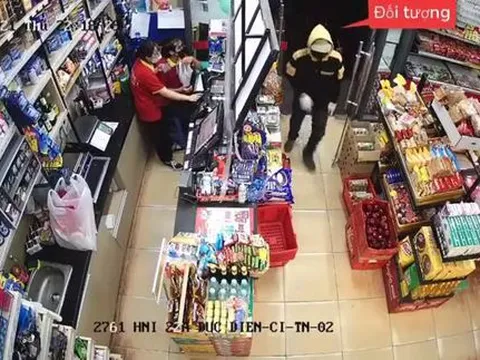 Công an Hà Nội truy tìm tên cướp ở siêu thị Vinmart+ tại quận Bắc Từ Liêm