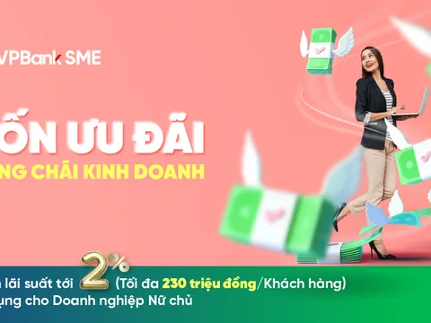 VPBank giảm lãi suất, tăng ưu đãi cho doanh nghiệp có phụ nữ làm chủ