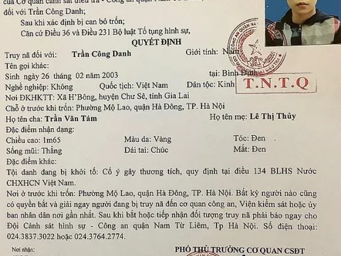 Truy nã đối tượng dùng tuýp sắt gắn dao chém người ở Hà Nội