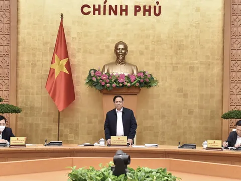 Thủ tướng Phạm Minh Chính chủ trì phiên họp Chính phủ chuyên đề xây dựng pháp luật